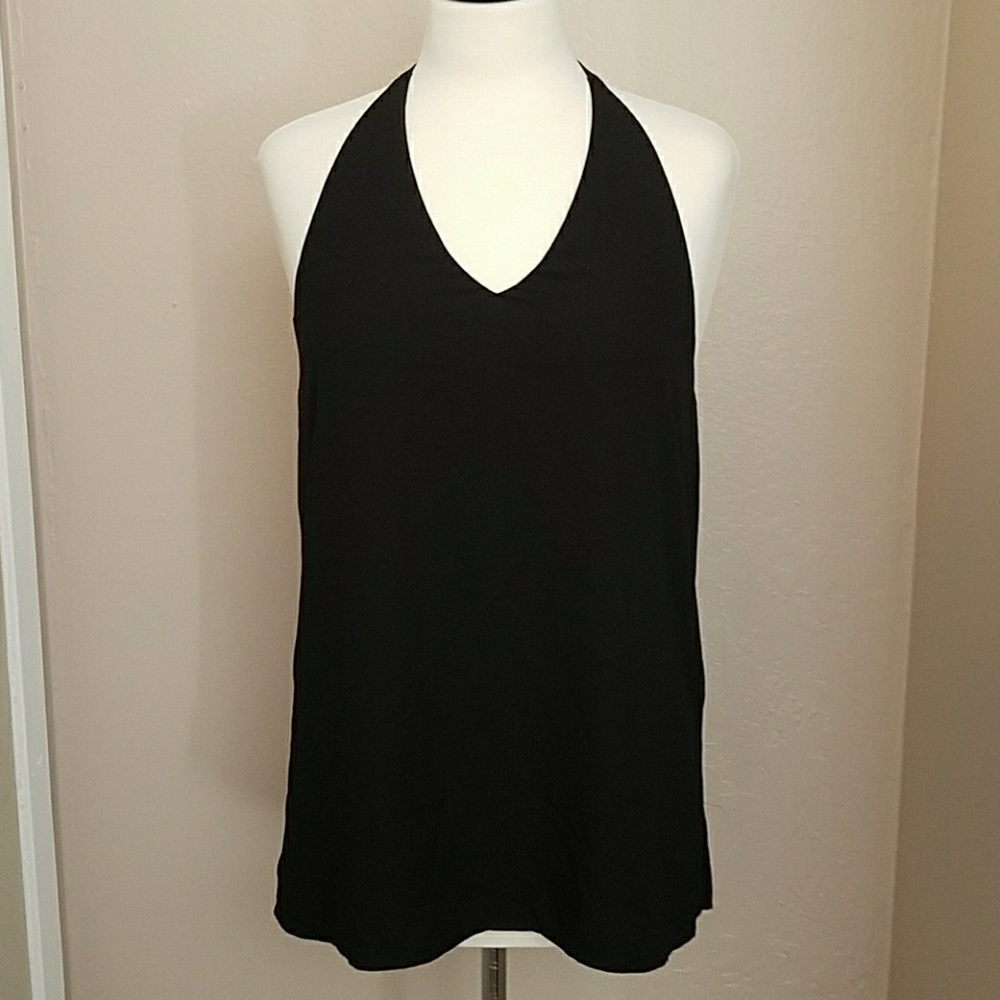 Express Classic Black Halter Tank Top - NWT